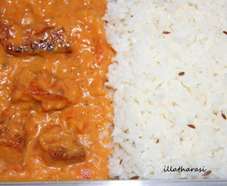 Punjabi Cuisine - Jeera Rice & Shahi Paneer