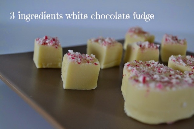 Fudge λευκής σοκολάτας με τρία υλικά - 3 ingredient white chocolate fudge