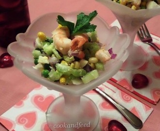 Shrimp And Veggie Salad & Shrimp And Rice Vermicelli Stir Fry/Γαριδοσαλάτα Με Λαχανικά & Γαρίδες Με Vermicelli Stir Fry