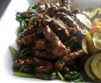 Oyster sauce spinach wok
