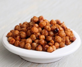 Roasted Chickpeas Recipe and Win a Copy of Vegan Beans Book