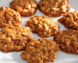 Jednoduché diétne sušienky z ovsených vločiek - Receptik.sk