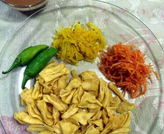 Recipe of Papaya Sambharo for gathiya, Papaya Stir Fry | How to Make Spicy Papaya Salad