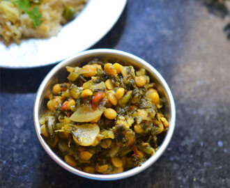 Mooli Saag Chana Dal Bhaji | Mooli Ka Saag | Radish Recipes