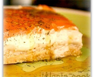 M'encanta el pastís de formatge, però sóc de salat: Cheesecake de salmó fumat.