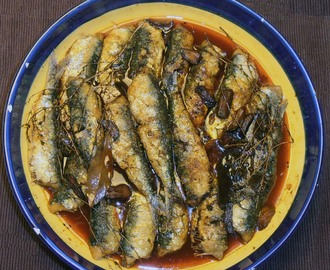 Sardines (o verats), en escabetx.