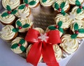 Gi en Julekrans av cupcakes