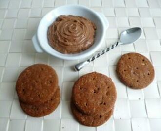 biscuits hyperprotéinés fourrés chocolat praliné noisette