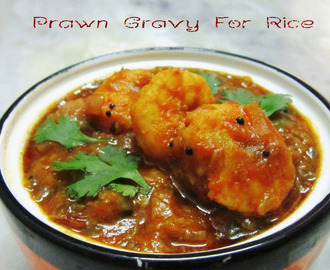 Prawn Gravy For Rice/Iraal Thokku