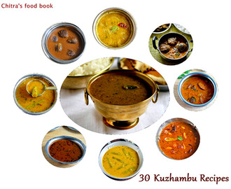 30 Kuzhambu Recipes-South Indian Kuzhambu Varieties