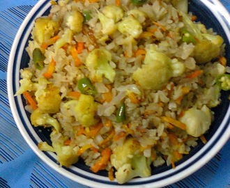 Quick And Easy Breakfast  -  Flattened Rice (Chire) Pulao
