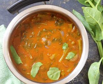 Malabar Spinach Curry | Basale Soppina Huli