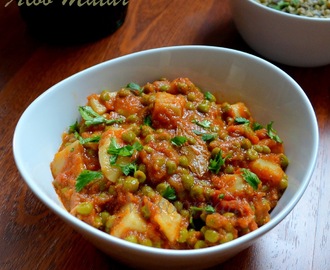 Aloo Matar - Peas and Potato Curry