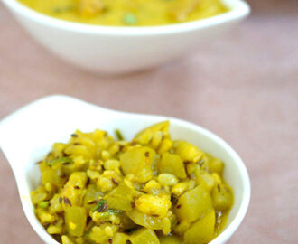 Lauki Sabzi | Dudhi Sabji | Bottlegourd Dry Curry Recipe