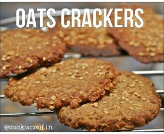 Savoury Oats Crackers