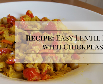 Easy Lentil Dahl with Chickpeas Recipe