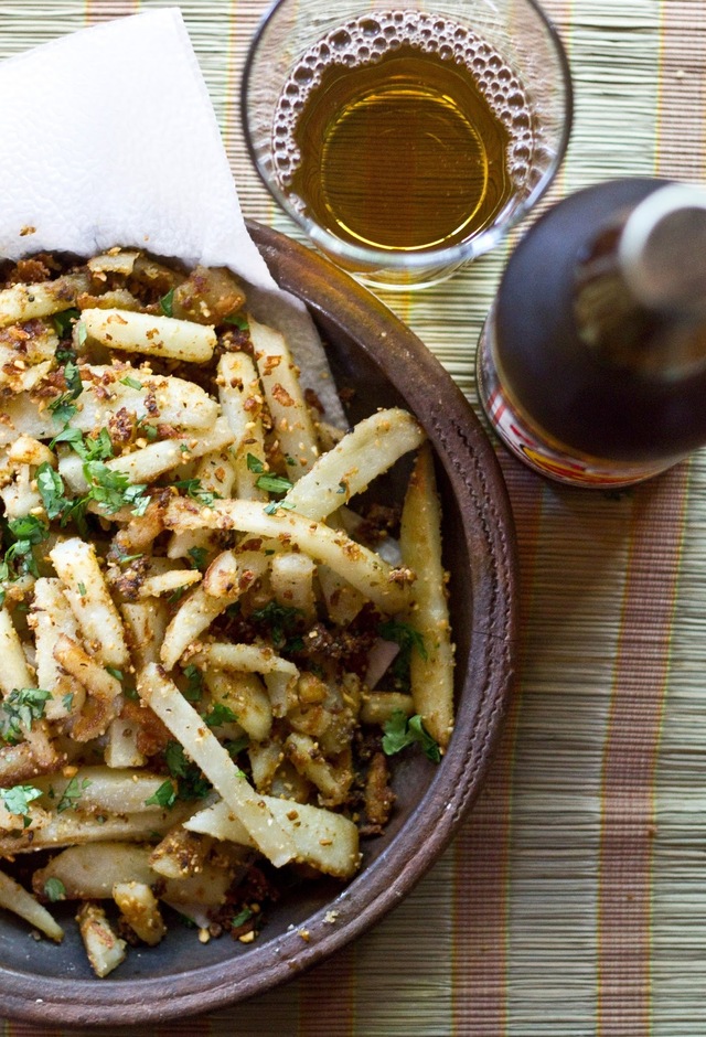 Indian-Style Fries, Fast and Easy