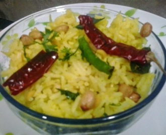 Raw Mango Rice Recipe (Andhra Style)|Mamidikaya Pulihora |Maavinkaay Chitranna