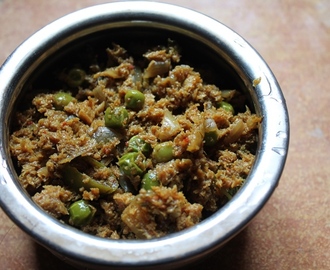 Soya Kheema Curry Recipe / Soya Kheema Matar Recipe / Vegetarian Kheema Curry Recipe / Veg Kheema Matar Recipe