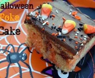 Halloween Poke Cake {Jell-O Poke Cake}