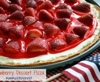 Strawberry Dessert Pizza