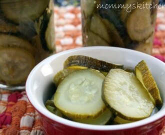 Zucchini Pickles {Perfect for Zucchini Overload}