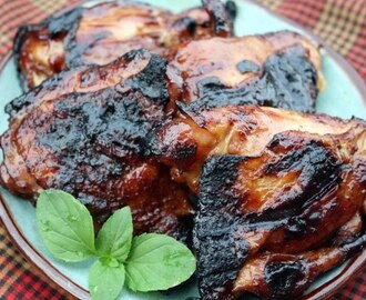 Honey Soy Grilled Chicken Thighs ~ Potluck Sunday