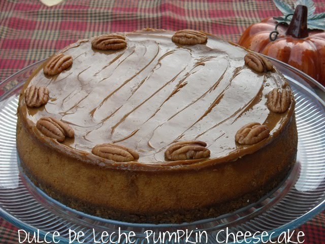 Dulce de Leche Pumpkin Cheesecake