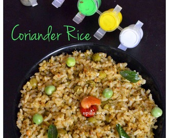 Kothamalli Saadam/Coriander Rice