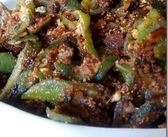 Spicy Okra Masala Fry