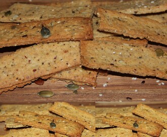 Oats – Wheat seeded savoury crackers