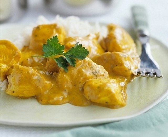 Pollo al curry facil
