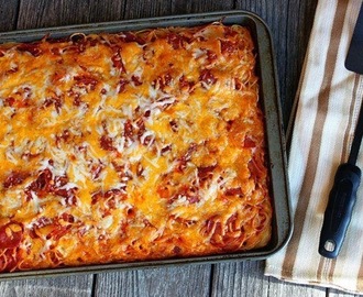 Φτιάξτε πεντανόστιμη pizza - spaghetti!