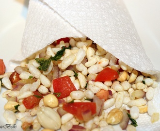 Quick puffed rice snack ~ Indian style !