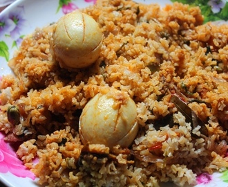 Brown Rice Egg Biryani Recipe / Egg Dum Biryani Recipe