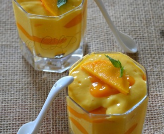Low Fat Mango Fool | Easy Eggless Mango Recipe | Light Mango Dessert