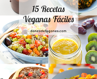 15 Recetas Veganas Fáciles
