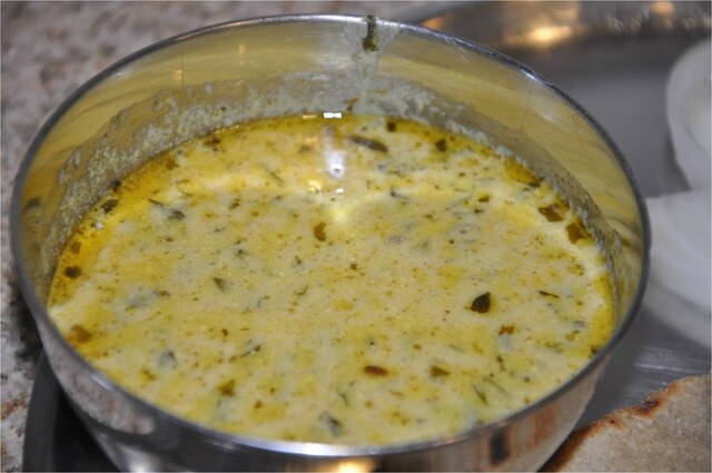 Methi Kadhi - मेथी कढ़ी (Fenugreek Yogurt Soup)