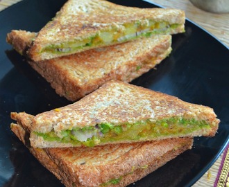 Bombay Toast Sandwich - Bombay Vegetable Sandwich Recipe