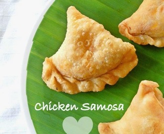 Chicken Samosa Recipe, Malabar Chicken Samosa (Kerala Style)