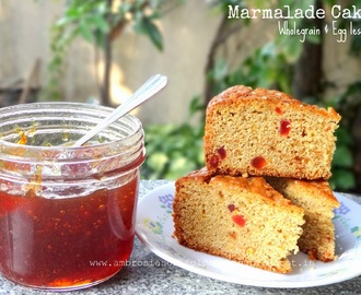 Marmalade Cake - Wholegrain and Egg less