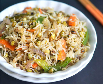 Sprouts Fried Rice Recipe | Easy Lunch Box Recipes