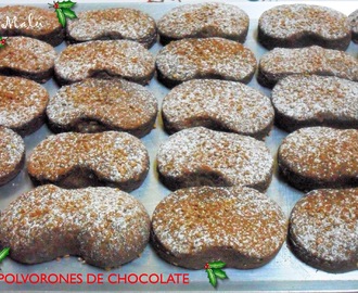 POLVORONES DE CHOCOLATE