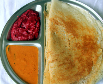 Sprouted Green Gram dhal Dosa - Healthy breakfast recipes