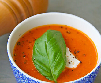 Roasted cherry tomato soup - Σούπα με ψητα ντοματίνια
