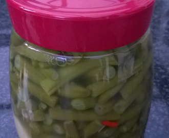 Grüne Bohnen, fermentiert