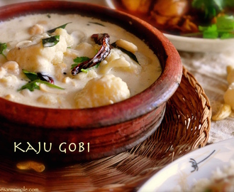 Kaju Gobi – Cauliflower Stew with Cashew nuts