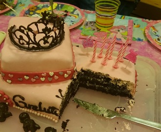 Prinsesse kake til tantebarnet (med oppskrift)