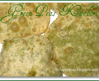 Karaishutir kachori(Green Peas Kachori) & Dum Aloo in North Indian Style