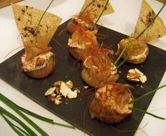 figues confites farcies à la mousse de foie gras